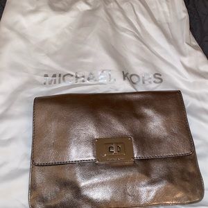 Michael Kors Gunmetal color handbag